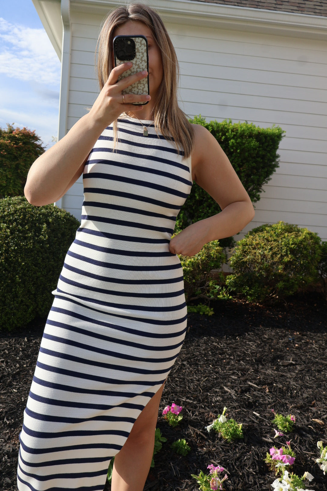 Isla Stripped Midi