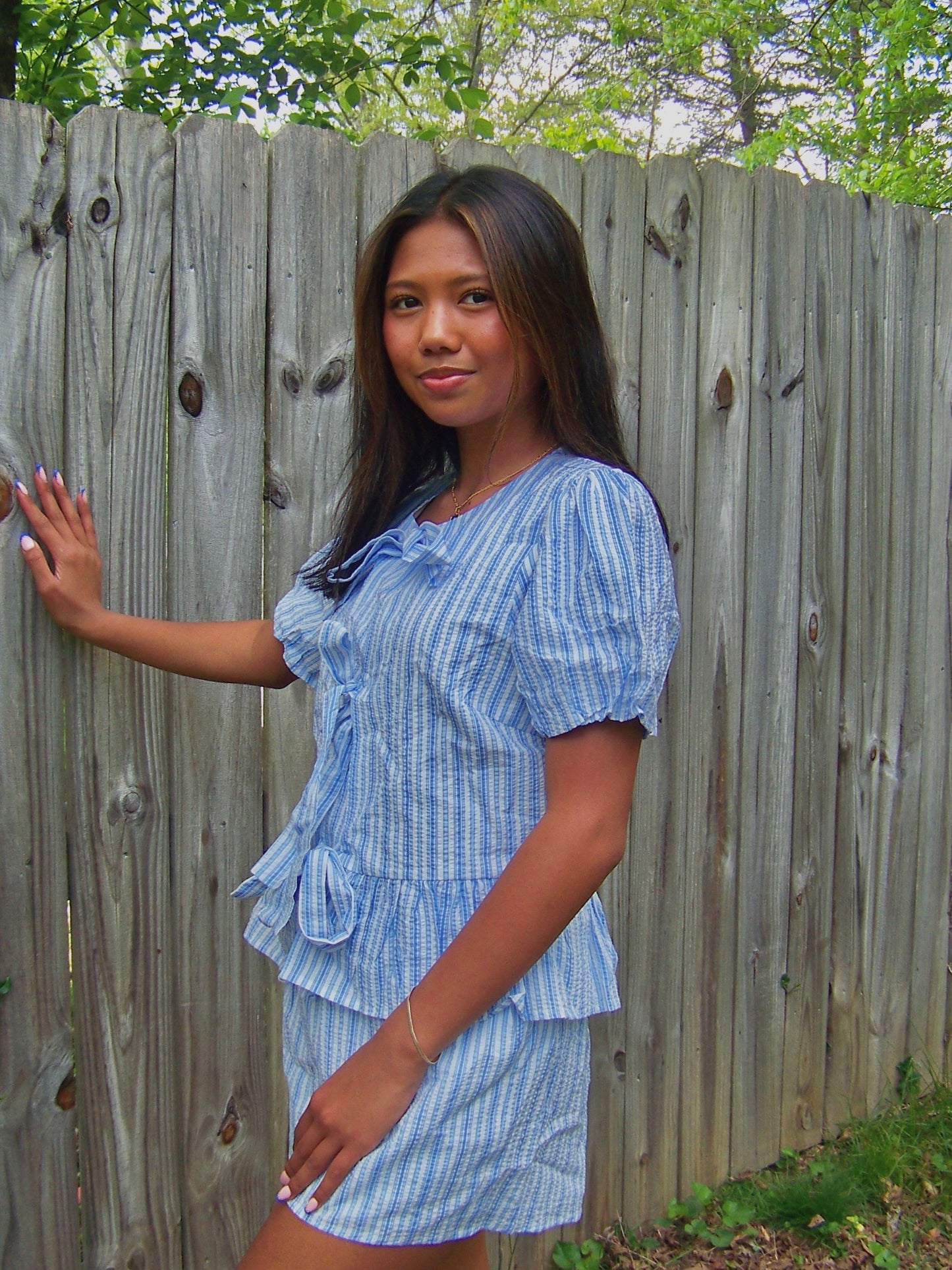 Skies Smocked Set