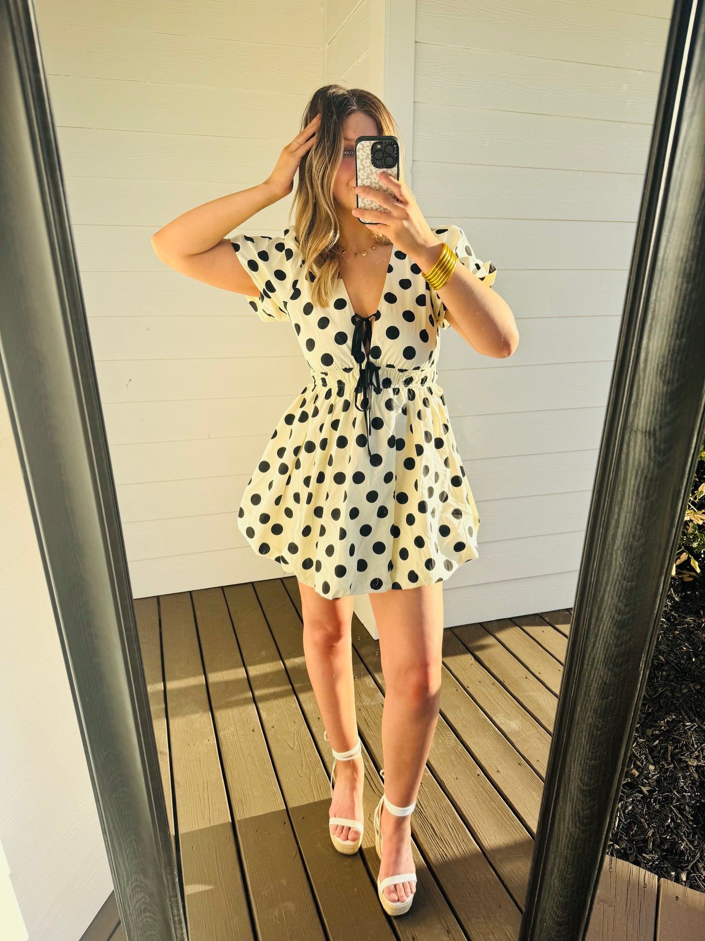 Polka Dot Bubble Dress
