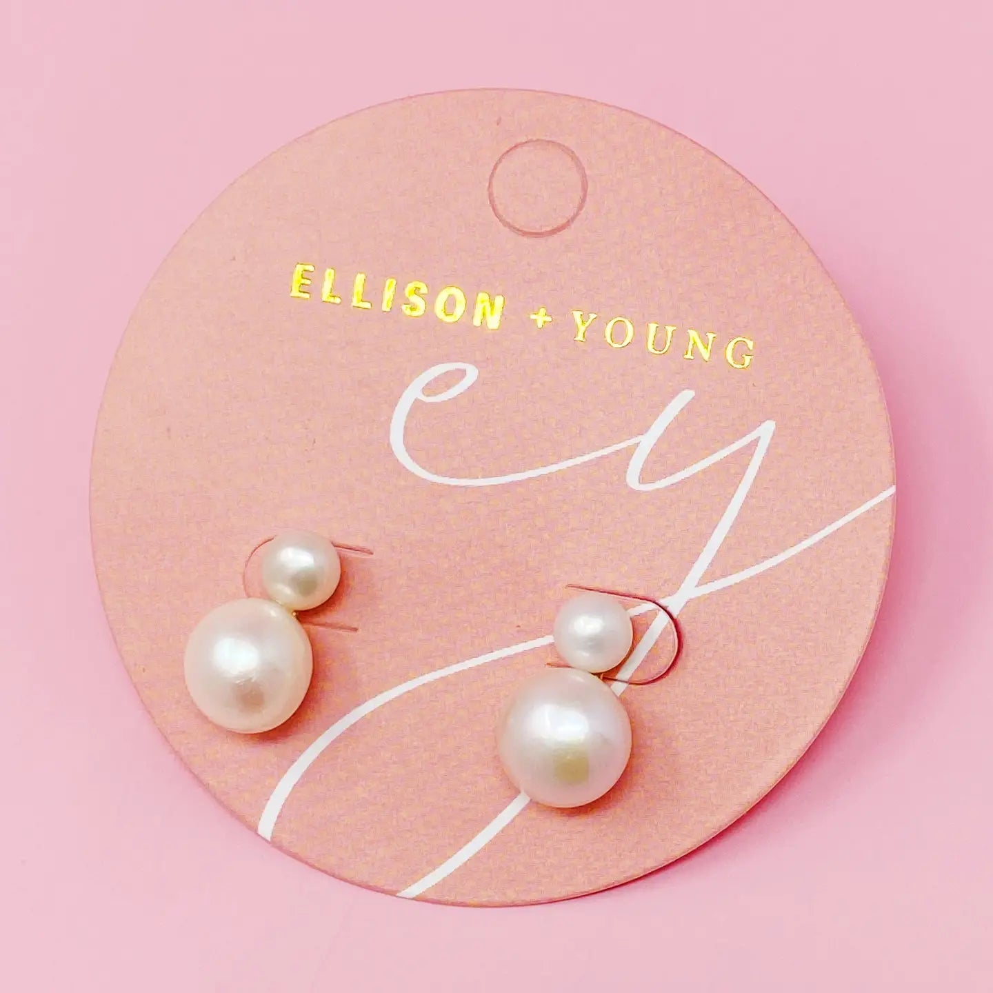 Double Pearl Earringa