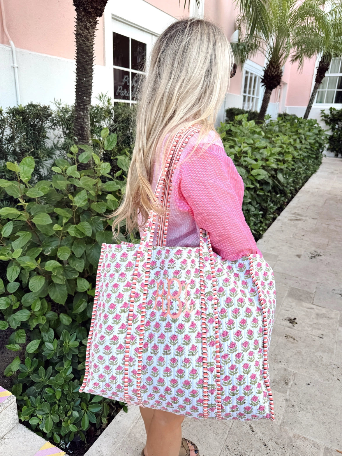 Pink Lillie Tote