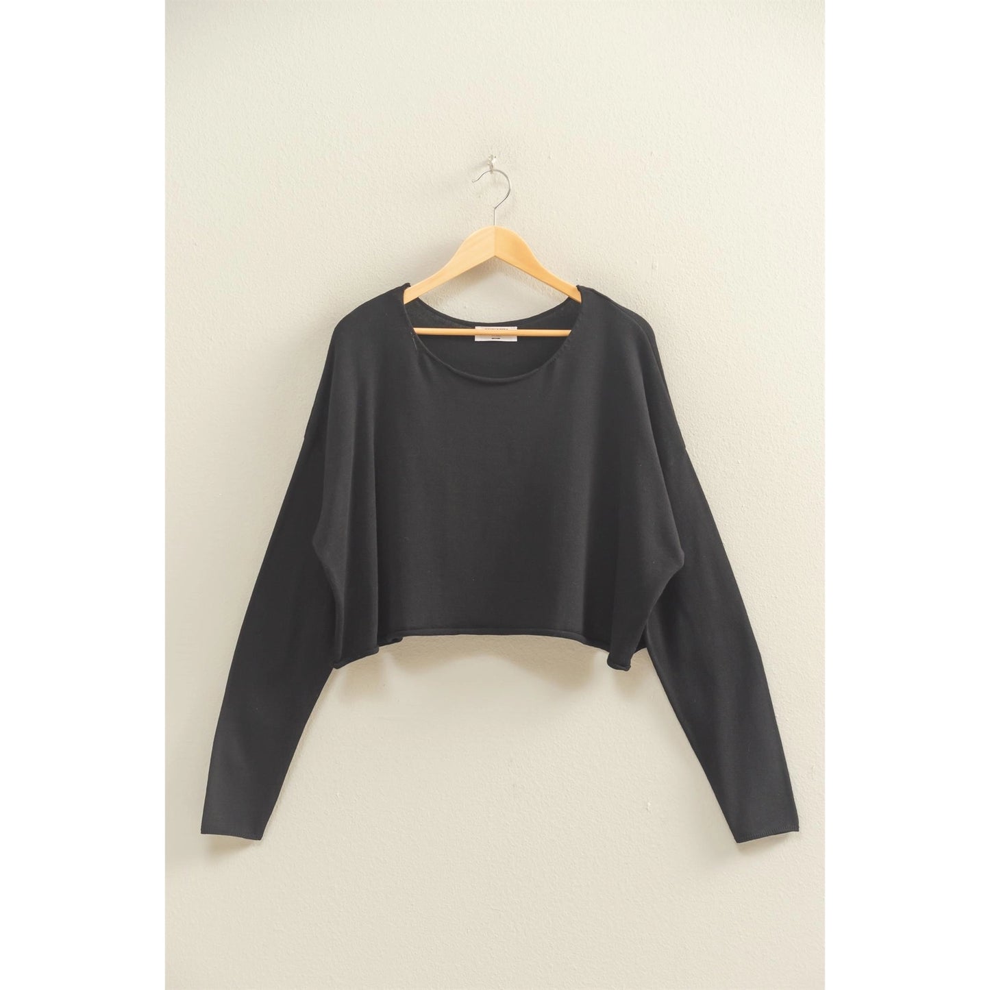 Black Relaxed Sweater