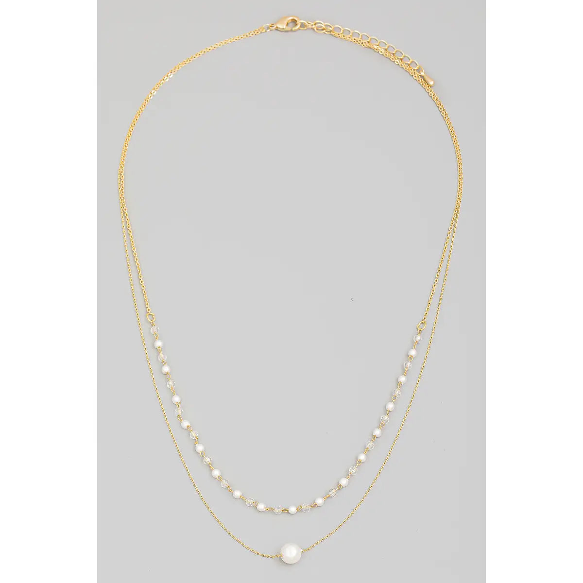 Layered Pearl Necklace