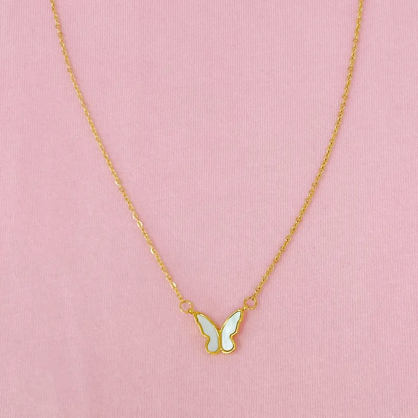 Golden Butterfly Necklace
