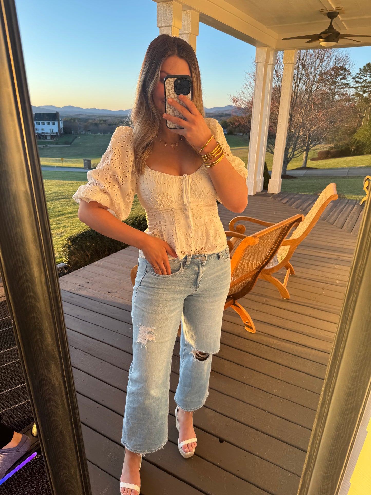 Classic Eyelet Top