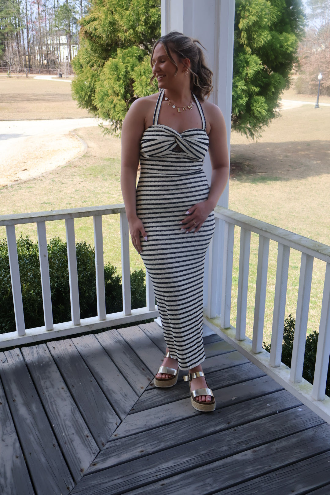 Knit Halter Dress