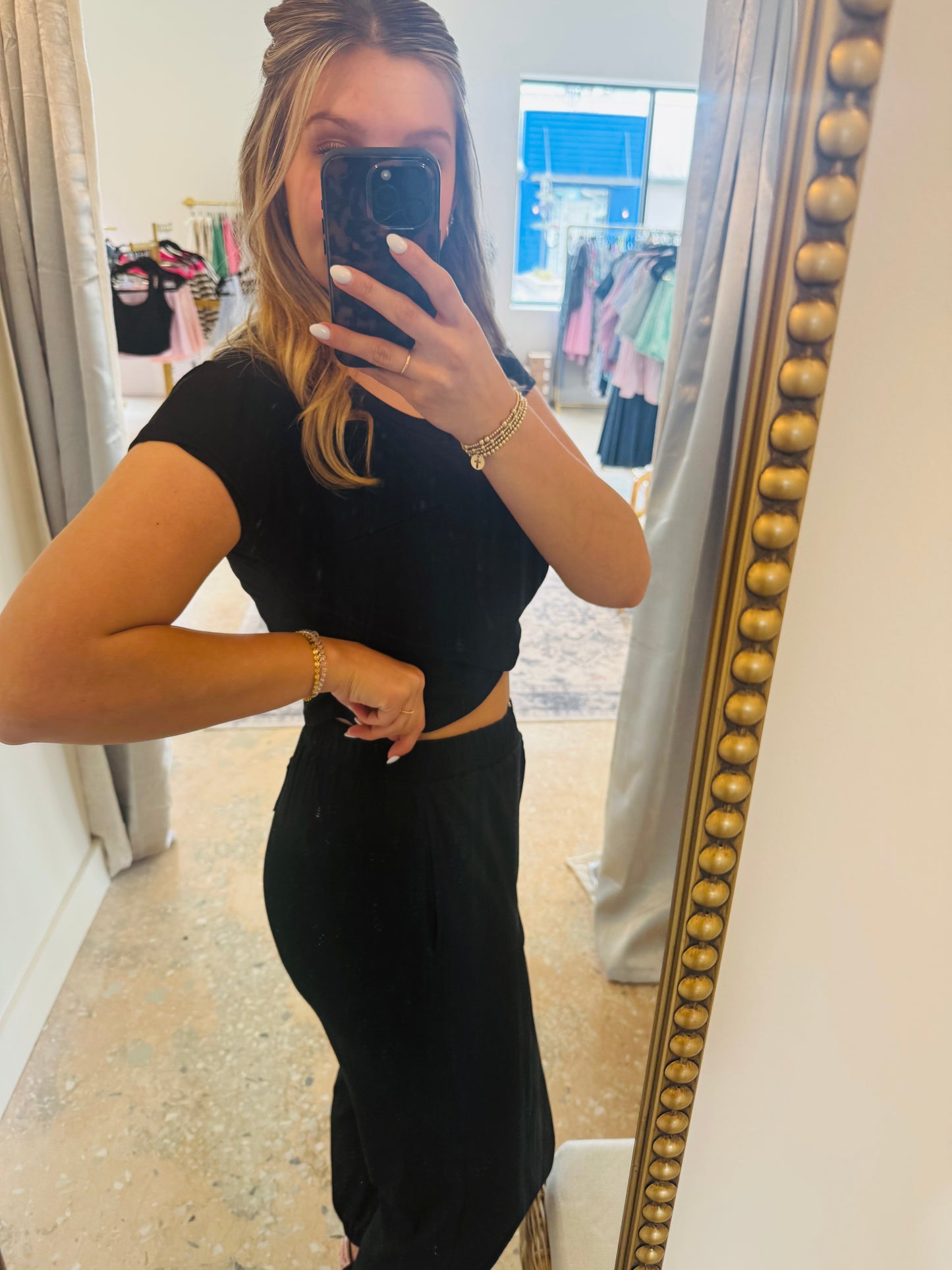 Black Jogger Set