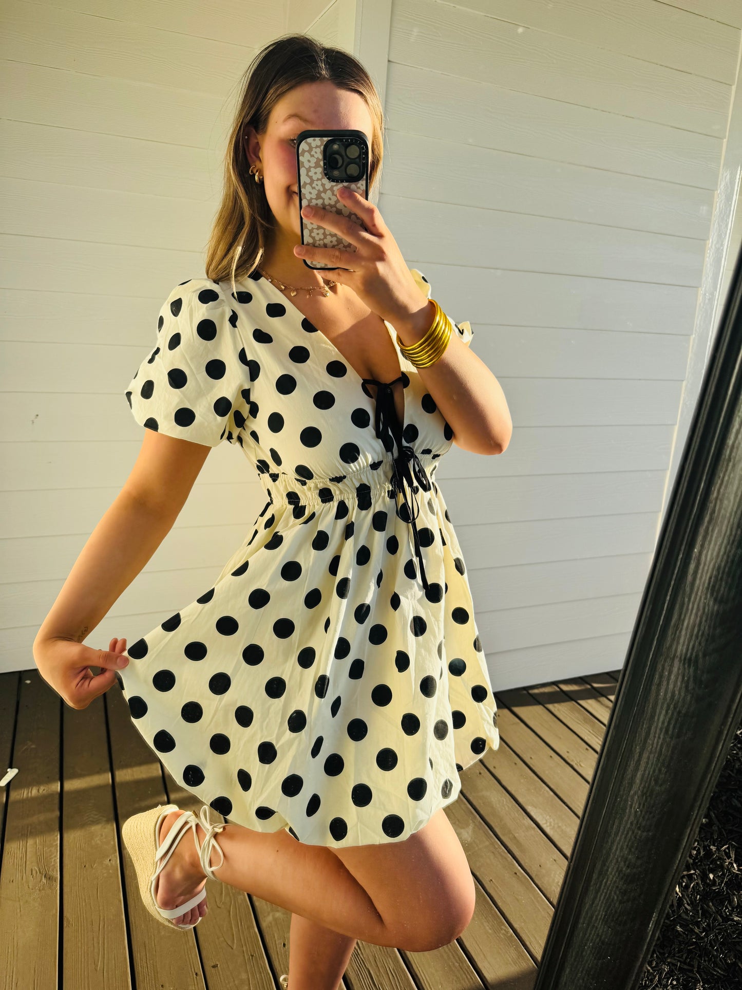 Polka Dot Bubble Dress