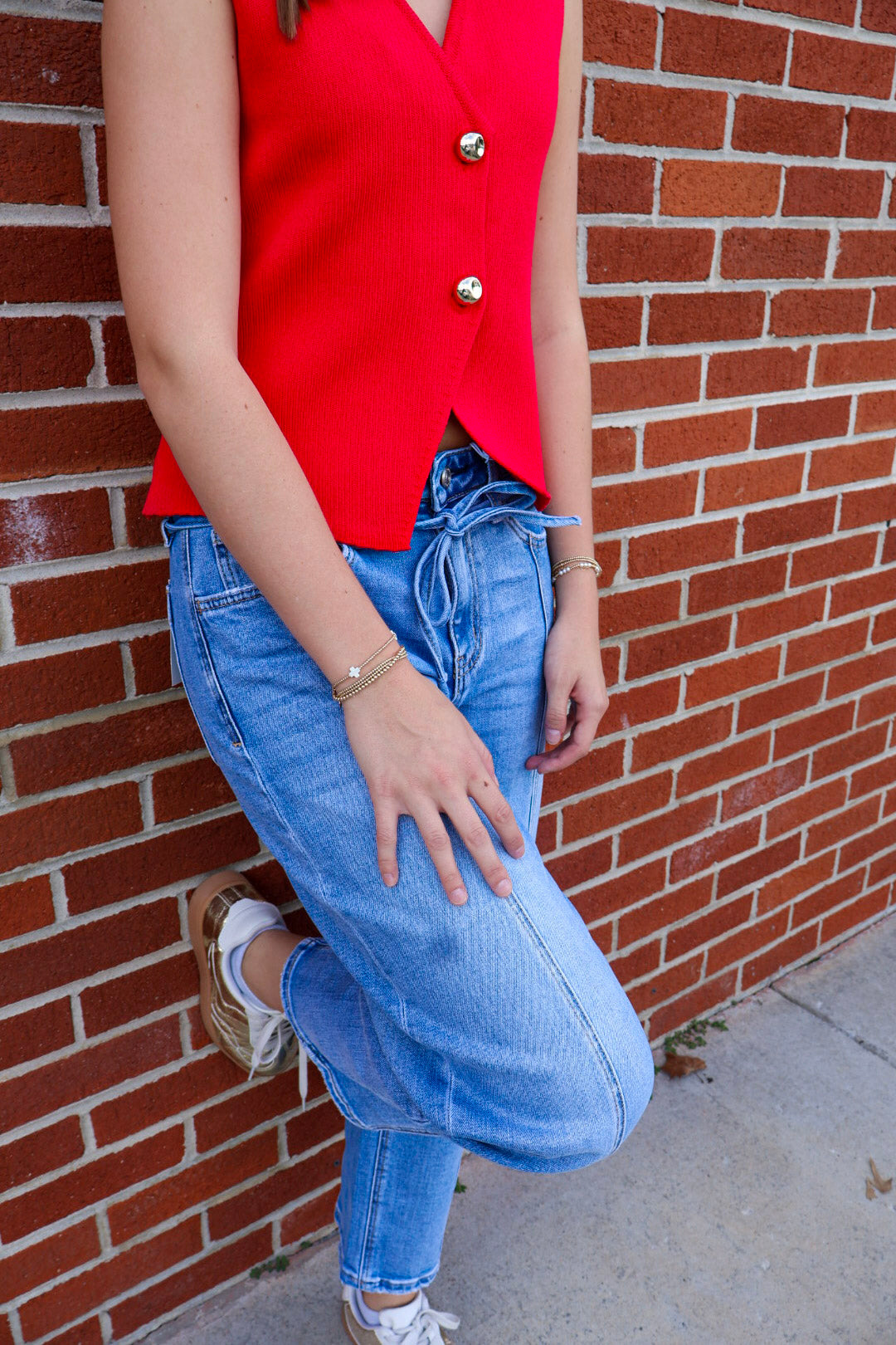 Red Sweater Vest