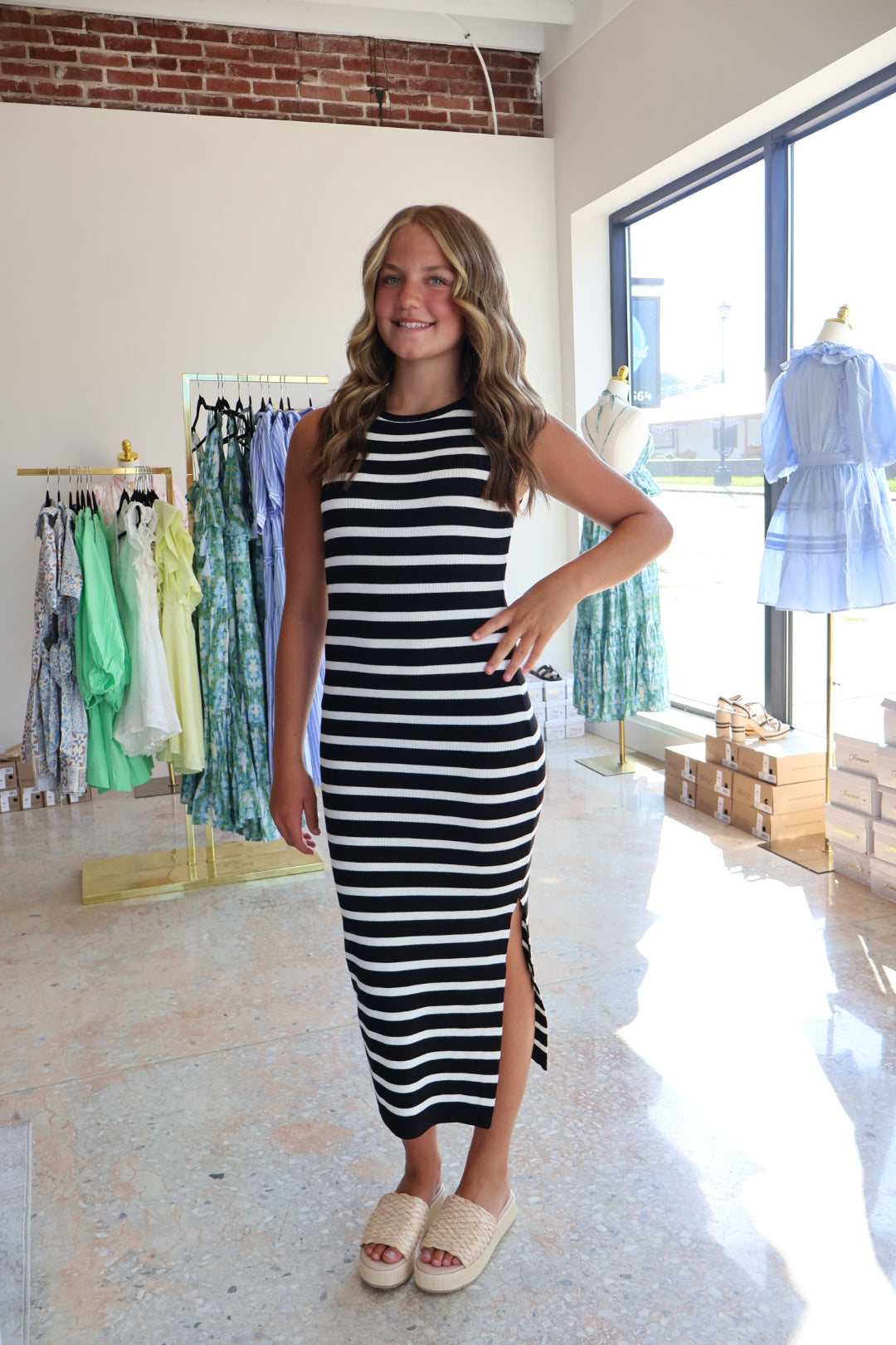 Black and White Dress
