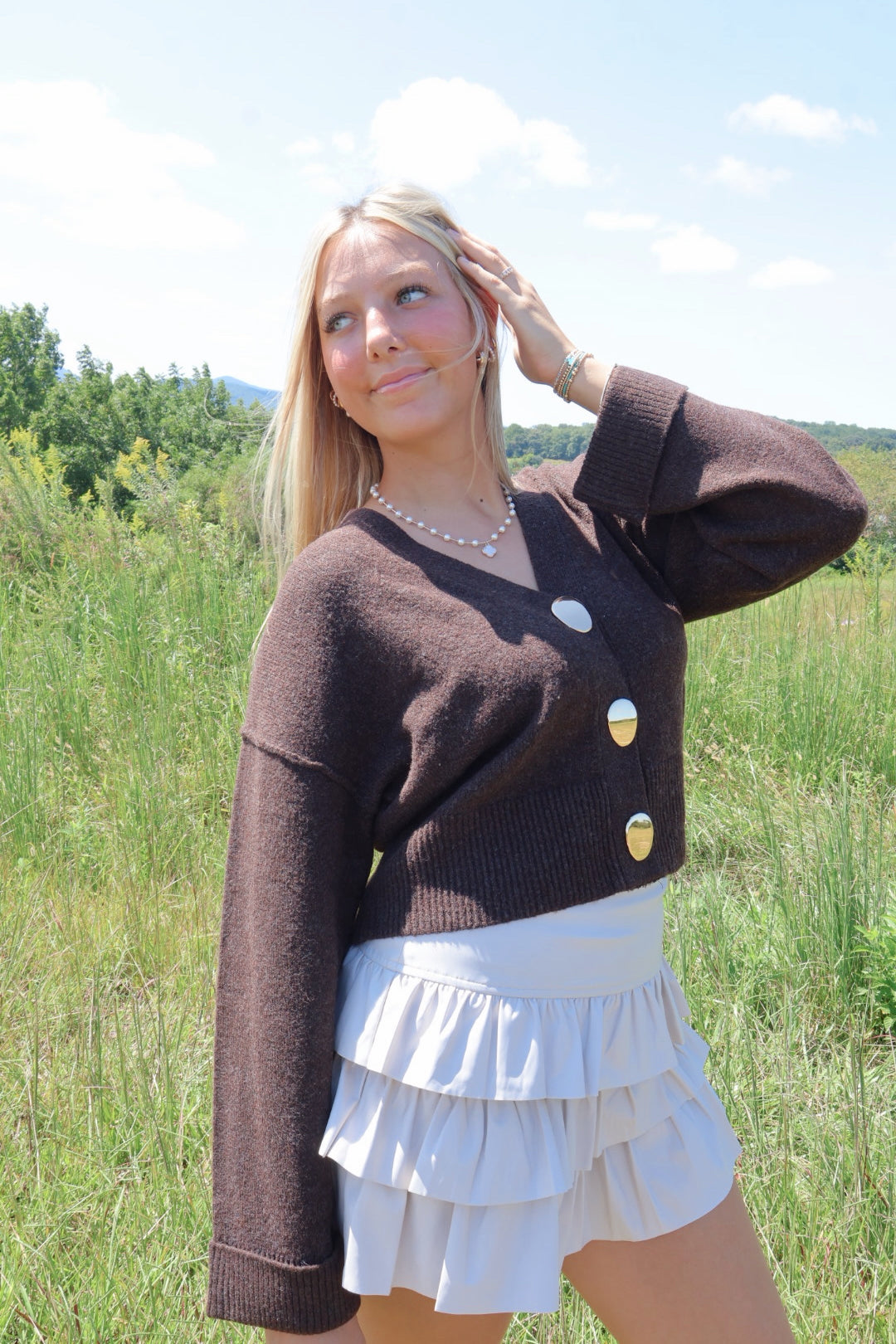 Ruffle Mini Skirt