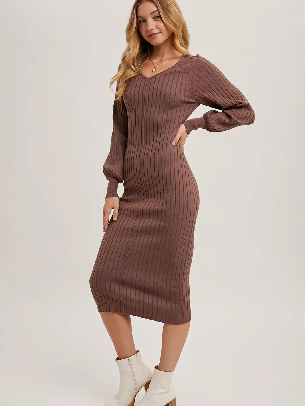 Mocha Midi Dress
