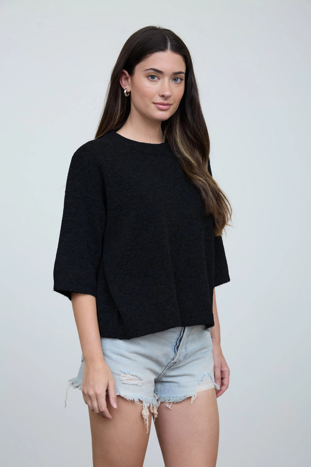 Black Sweater Top