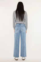 Mid-Rise Wide Leg Trousers