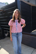 Floral Bubble Top