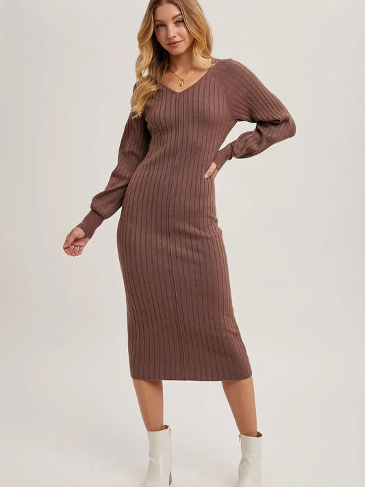 Mocha Midi Dress