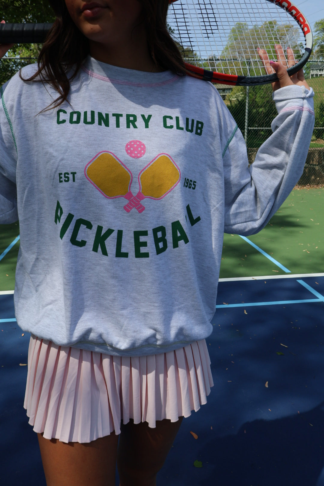 Pickle Ball Graphic Sweatshirt