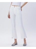 Crop White Jeans