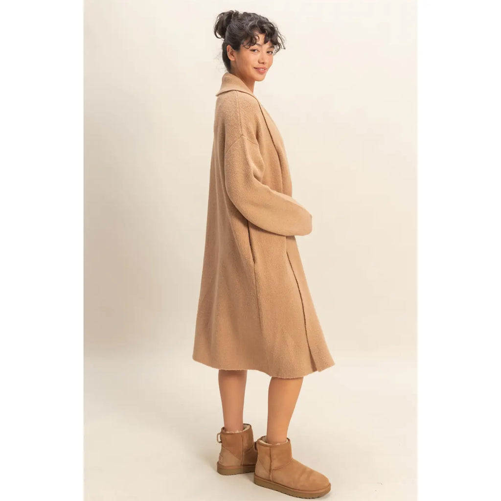 Caramel Comfort Cardigan