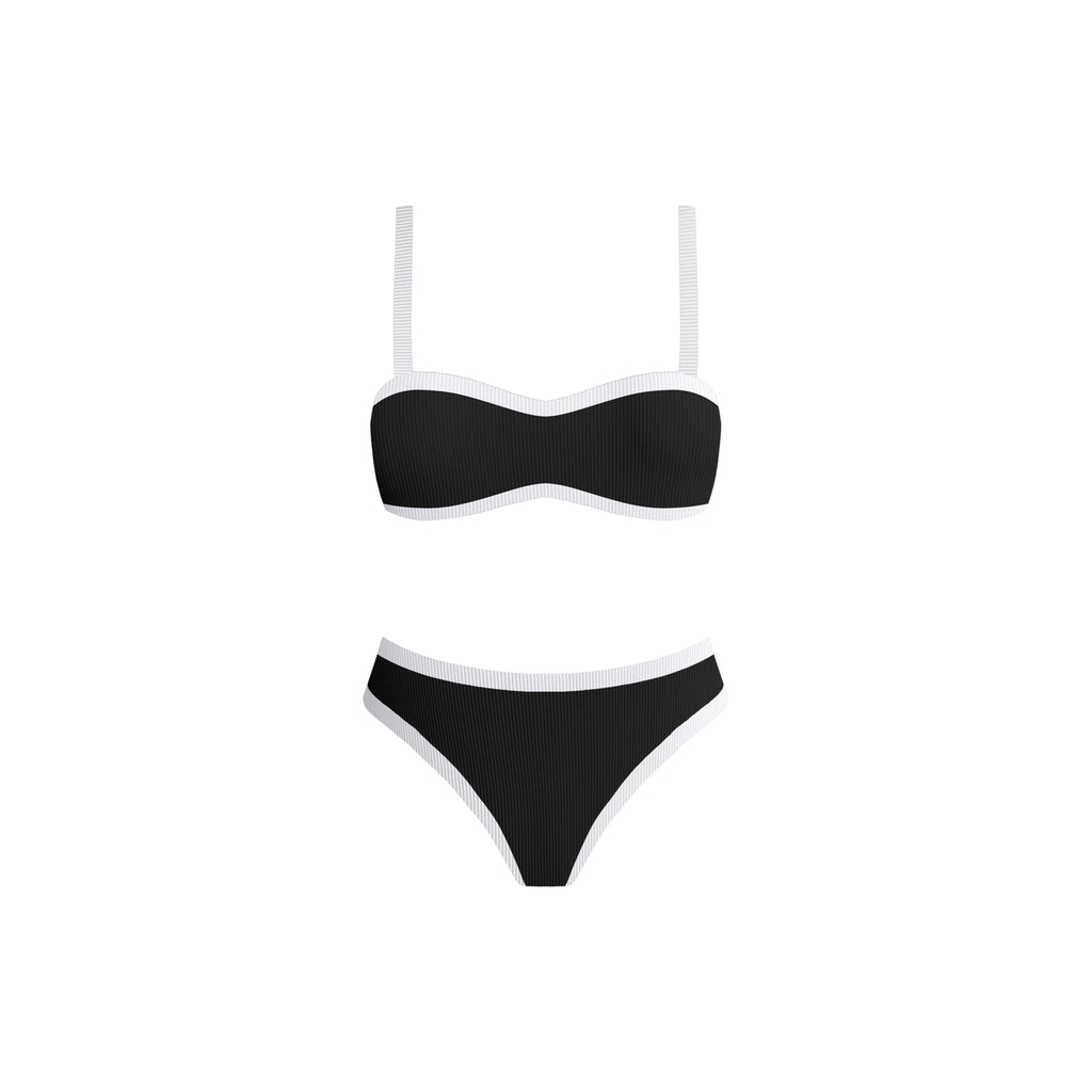 Black and White Bikini