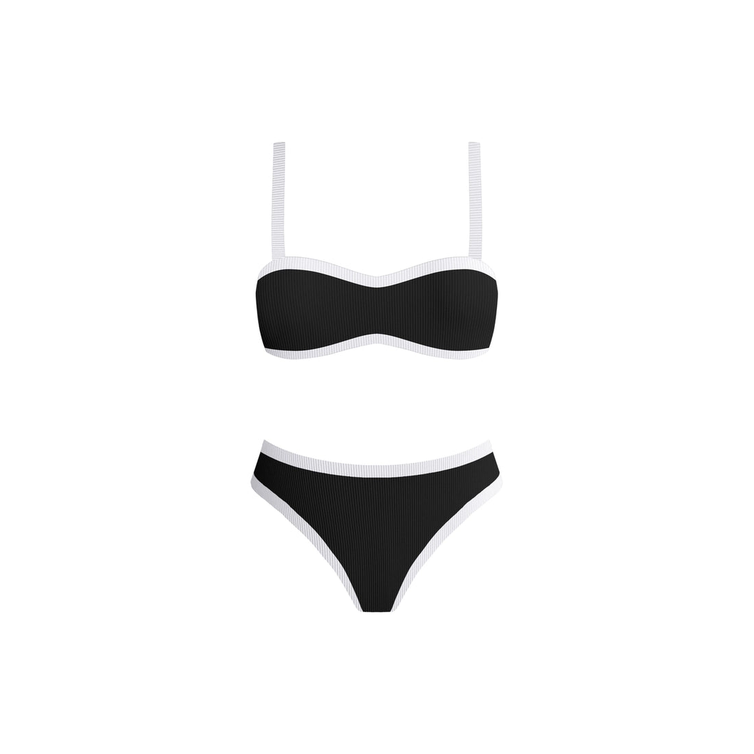 Black and White Bikini