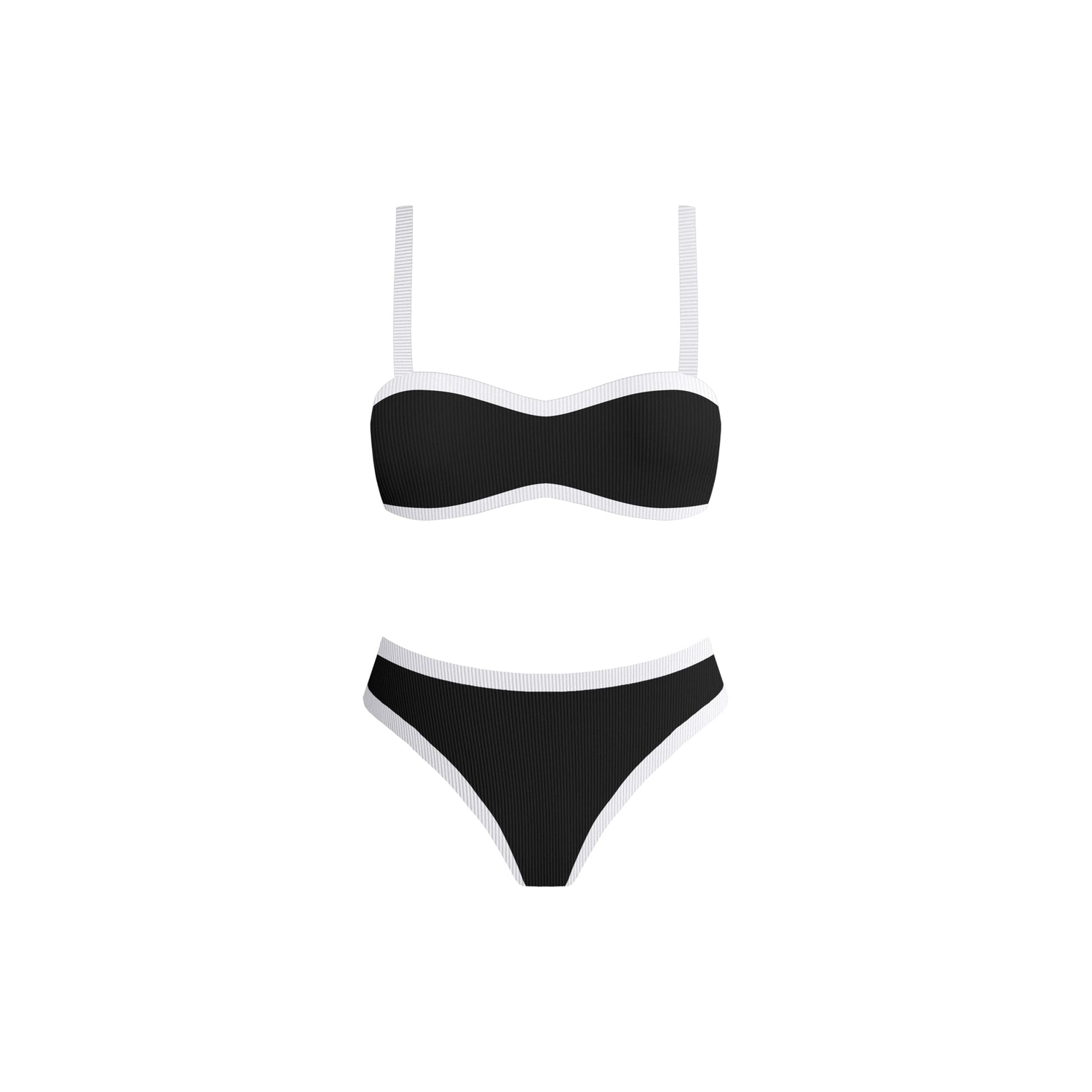 Black and White Bikini