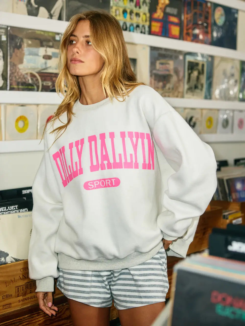 Dilly Dallying REVERSIBLE Black x Pink