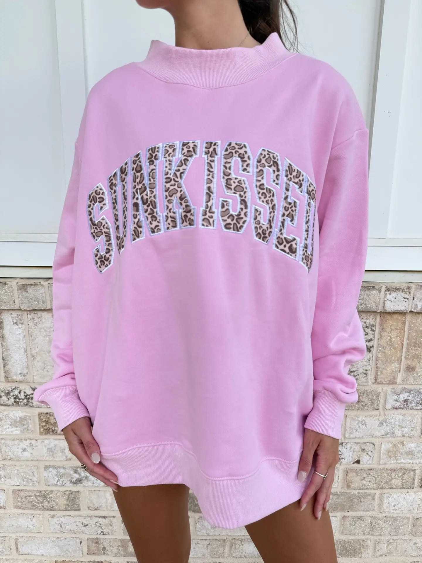 Sunkissed Cheetah Mockneck