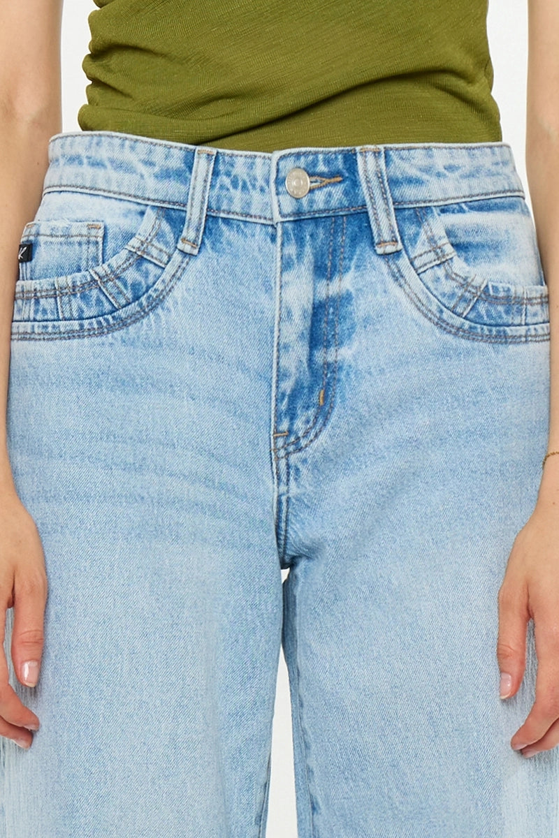 Low Rise Straight Jeans Kan can