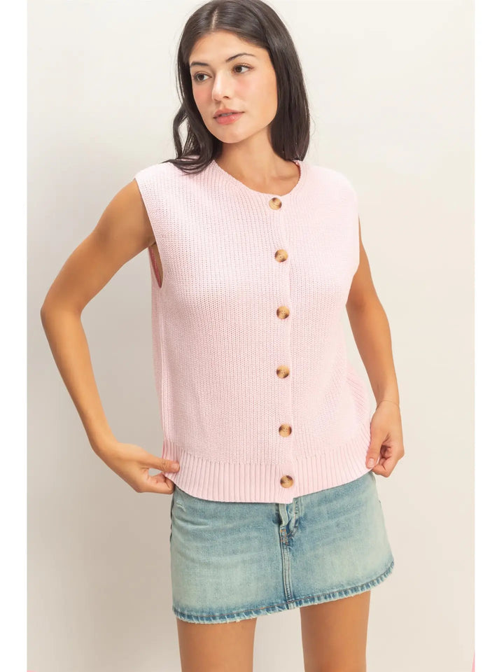 The Blush Knit Tank
