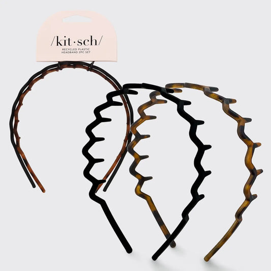 Zig Zag Hedband Black and Tort