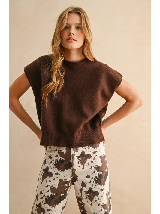 Chocolate Sweater Top