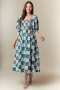 Patchwork Bloom Dress