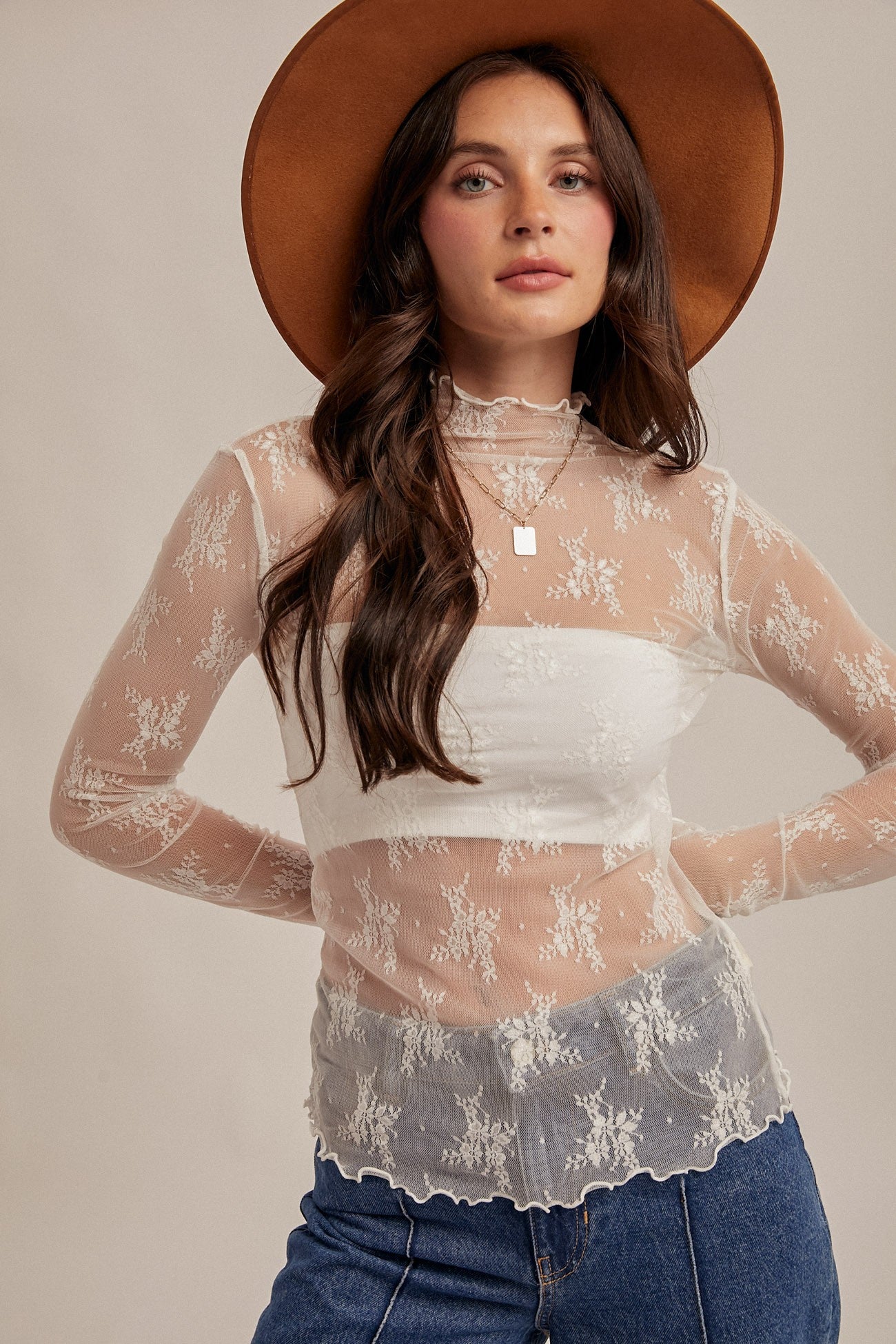 Lace Layering Top