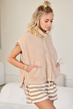 Fleece Puffer Vest