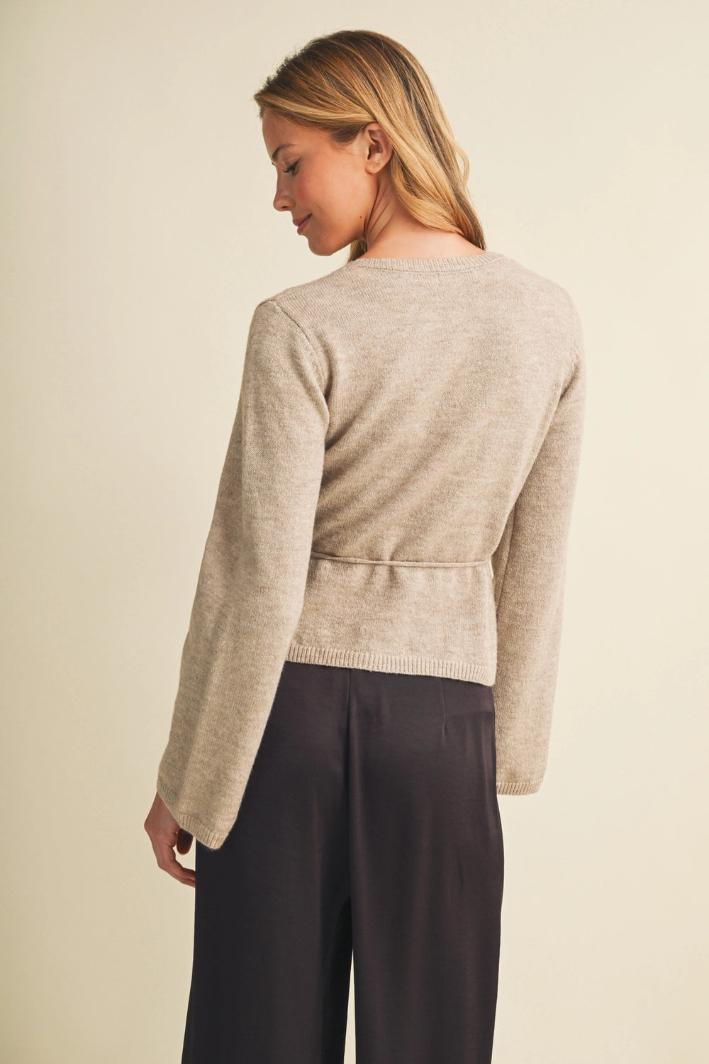 Wrapped Knit Top