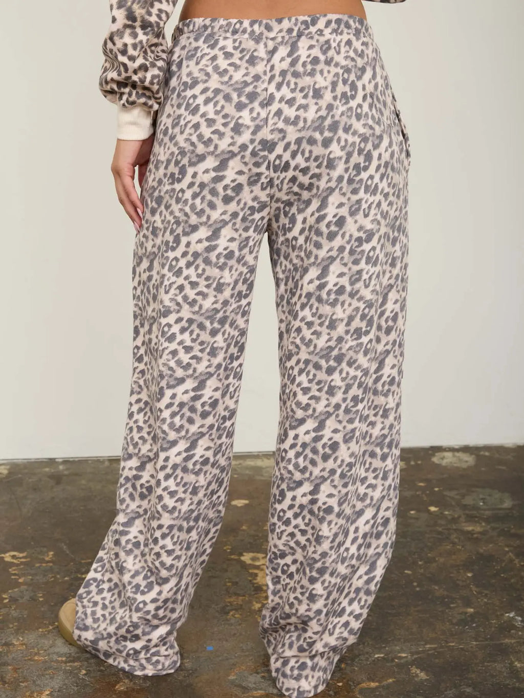 Leopard Drawstring Pants