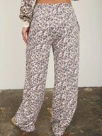 Leopard Drawstring Pants