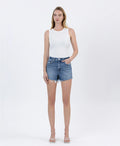 HR Frayed Jean Shorts