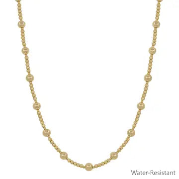 Gold Beaded Necklace