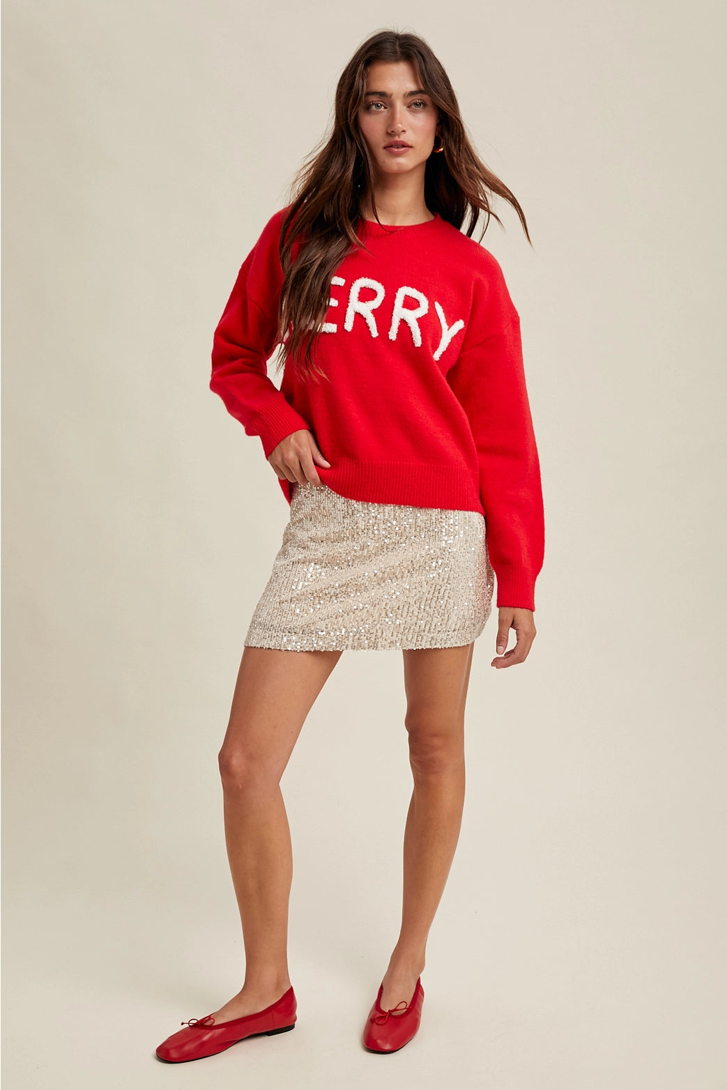 Sequin Mini Skirt