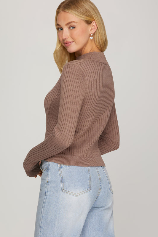 Mocha Sweater Top