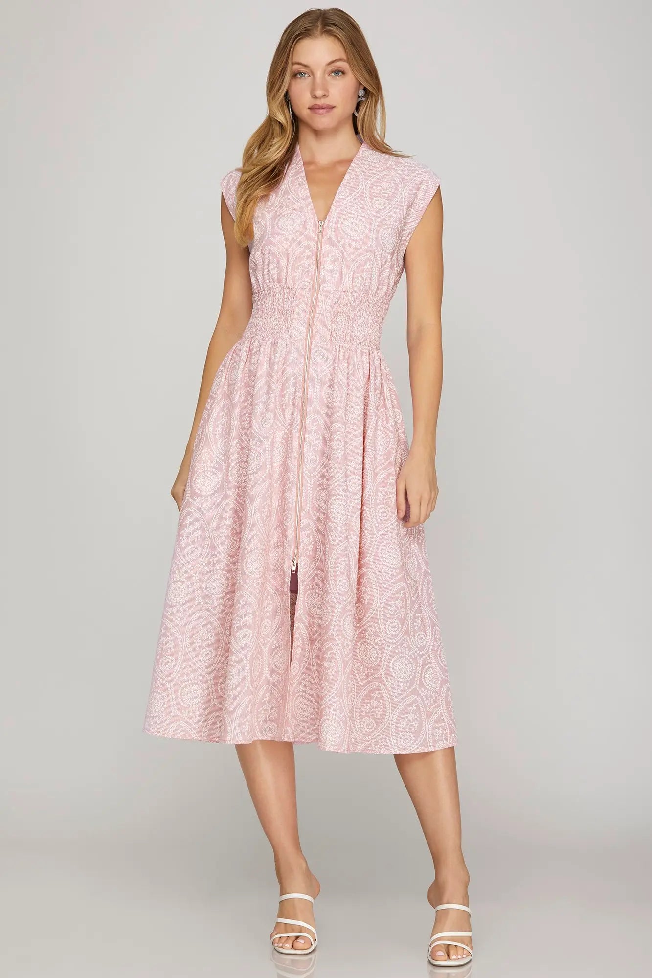 The Blush Paisley Dress