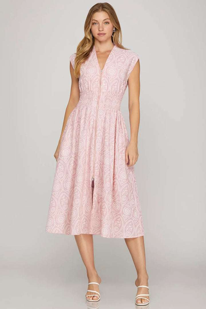 The Blush Paisley Dress