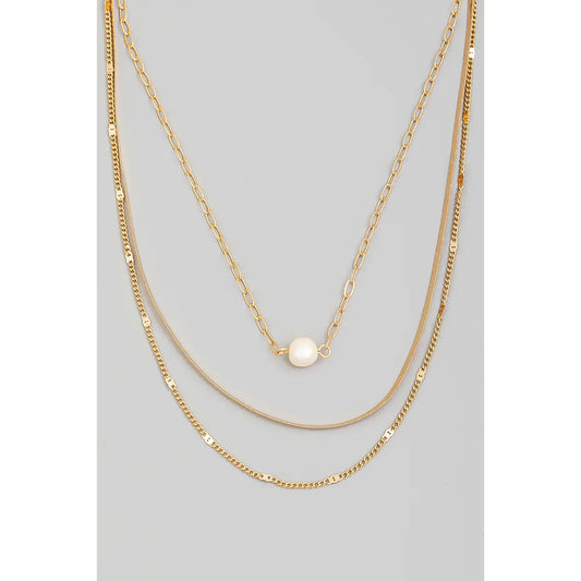 Tripe Pearl Chain