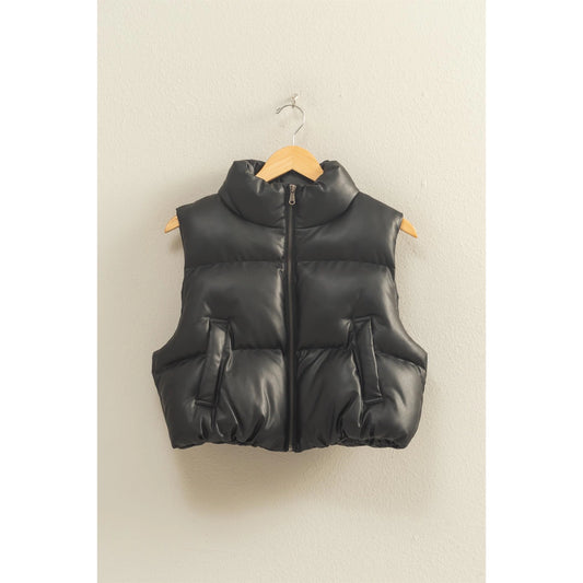 Black Puffer Vest
