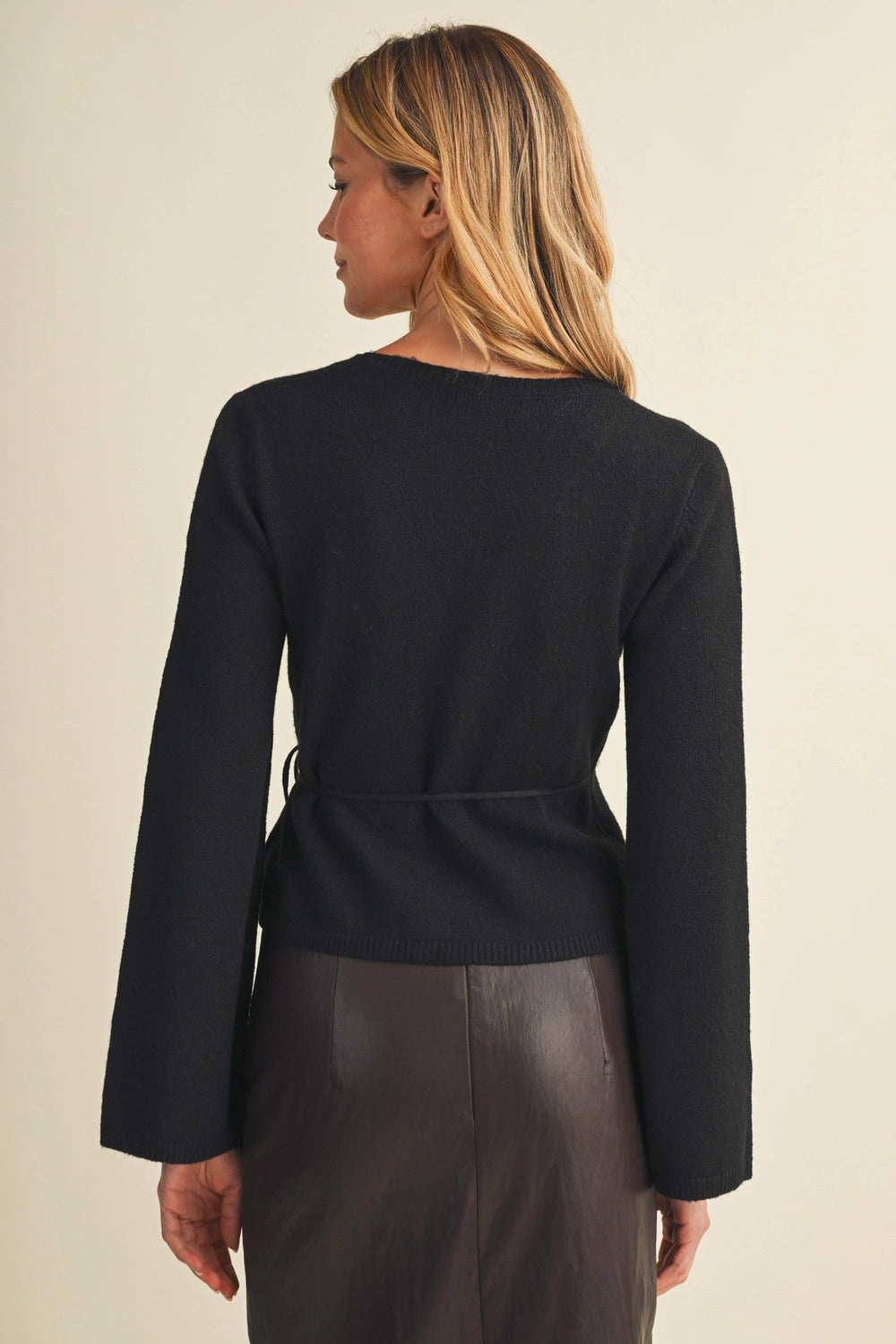 Wrapped Knit Top