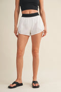 White Athletic Shorts