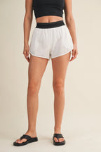 White Athletic Shorts