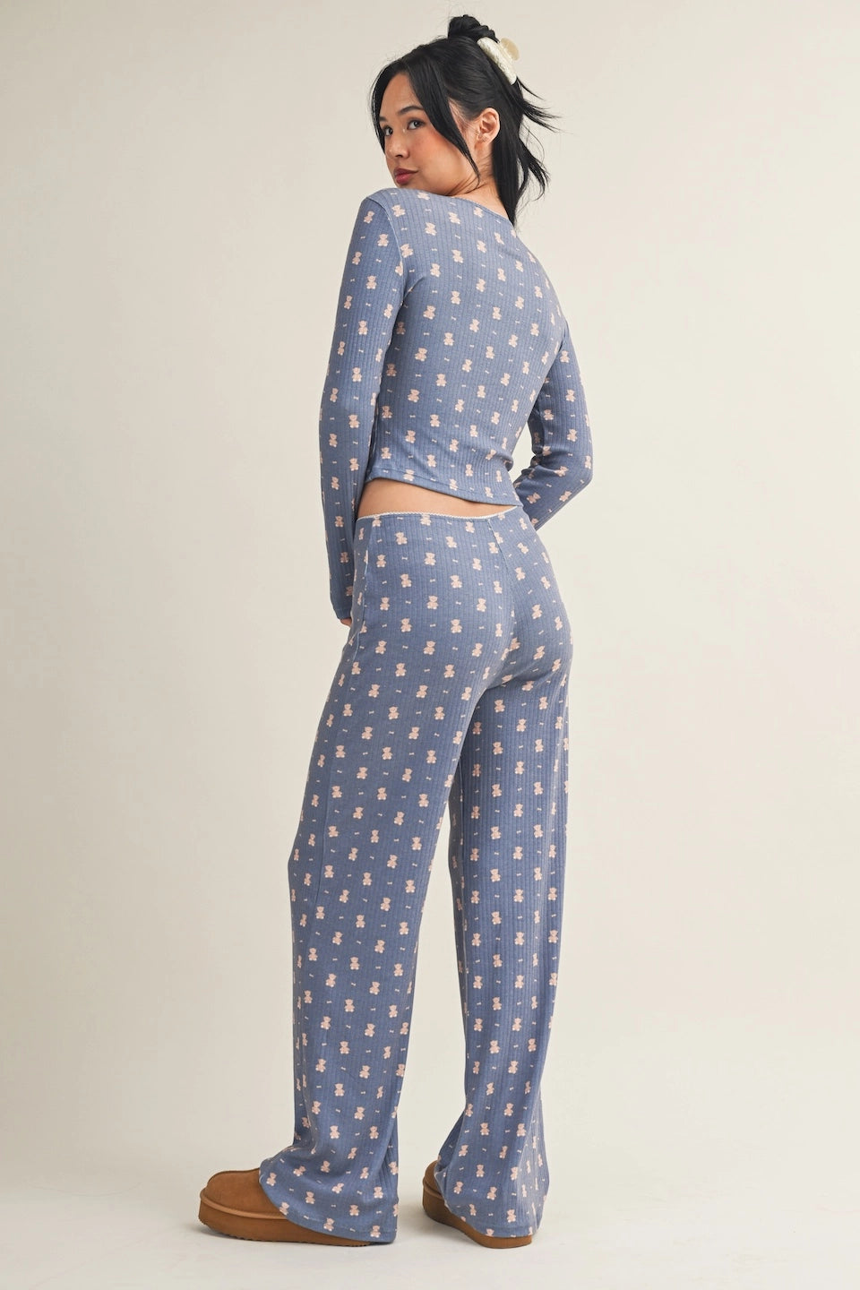 Navy Teddy Bear Pjs